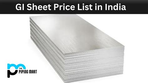 gi sheet metal|gi sheet rate per kg.